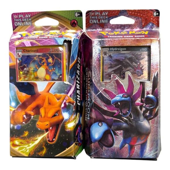 Pokemon Trading Card Game Charizard Hydreigon Sun Moon Crimson Invasion Deck NEW - Picture 1 of 9
